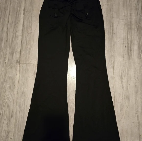 NWOT Flared Ruched High Waist Yoga Leggings - Picture 4 of 4